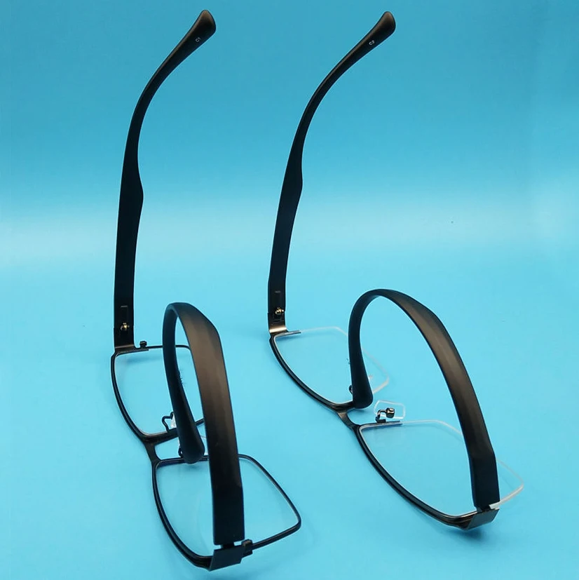 Vazrobe163mm Oversized Myopia Glasses Male Eyeglasses Frame Men Big Face Anti Blue Light 0 -100 150 200 250 300 Wide Spectacles