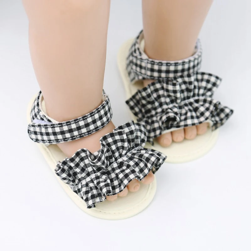 Baby Girl Sandals Summer Children Casual Shoes Toddler Soft Sole First Walkers Kid Bowknot Sandals Anti-Slip Infant Walking Shoe