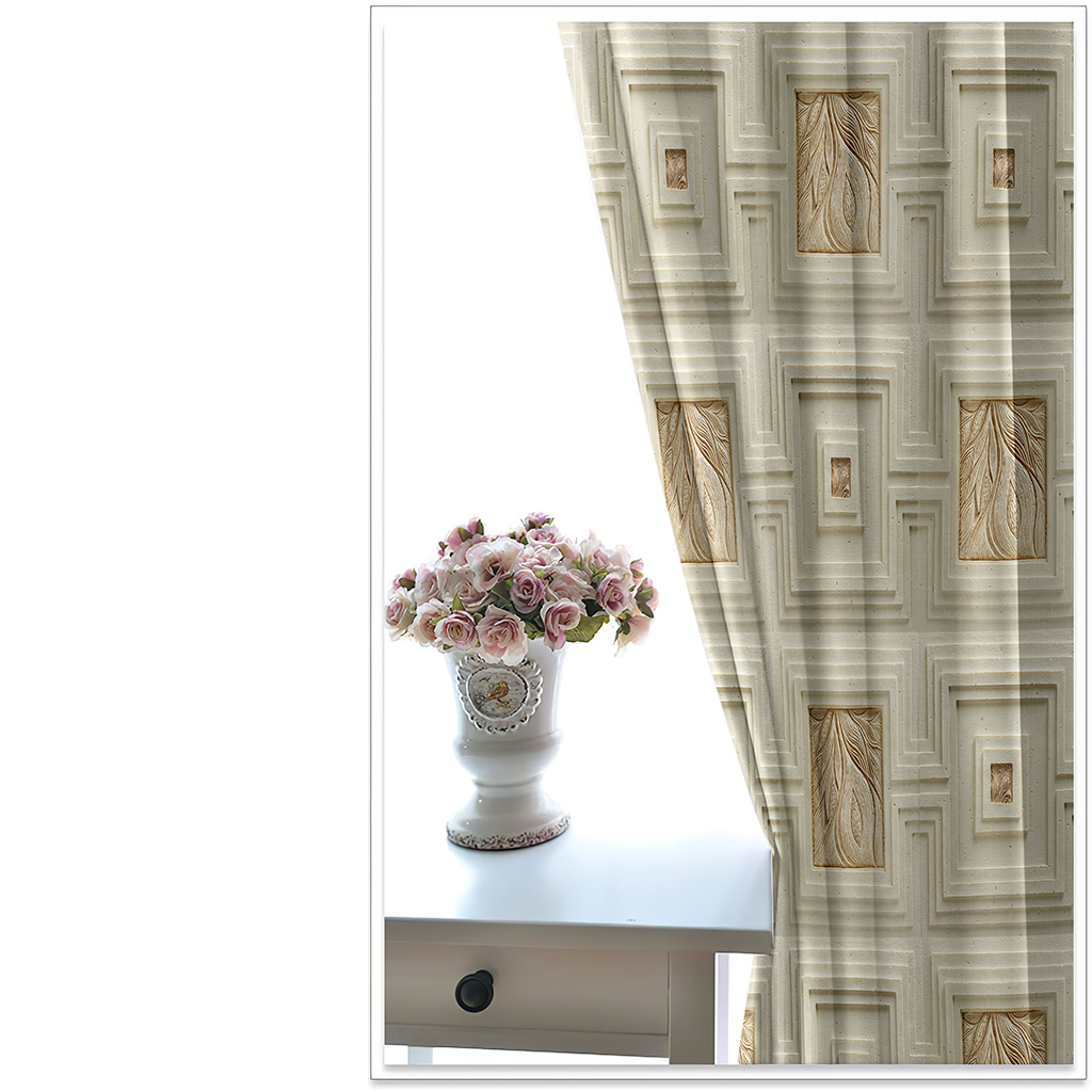 New relief curtains 3D Printed Waterproof Shower Curtain Home Decoration