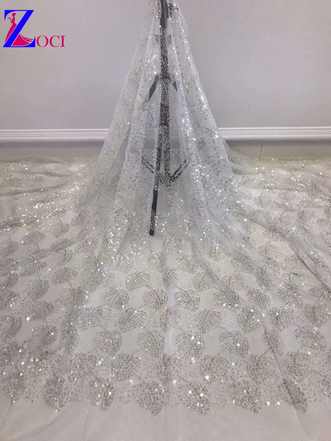 2023 High-End French Embroidery new Beadea 2025 Lace Fabric African Nigerian With Sequin Fabric For Wedding Dress