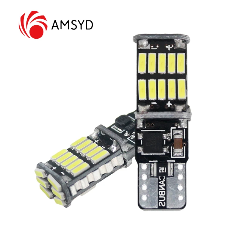 10Pcs T10 W5W Nuovo 194 501 Canbus 4014 Chips 26Smd Auto Interni 2025 Luce Senz…