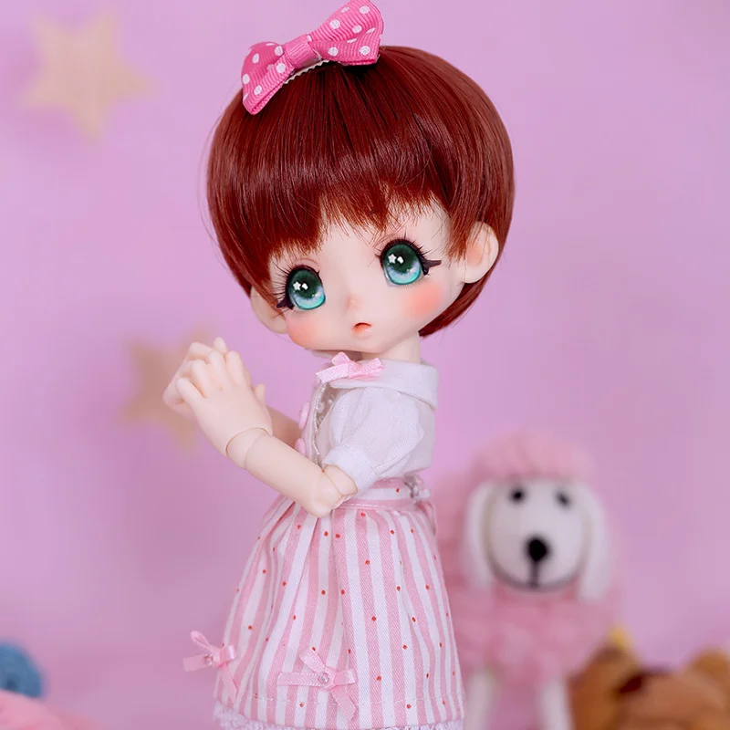 OUENEIFS bjd sd doll kinoko Juice Kiki 1/6 body model baby girls dolls eyes High Quality toys shop resin luodoll