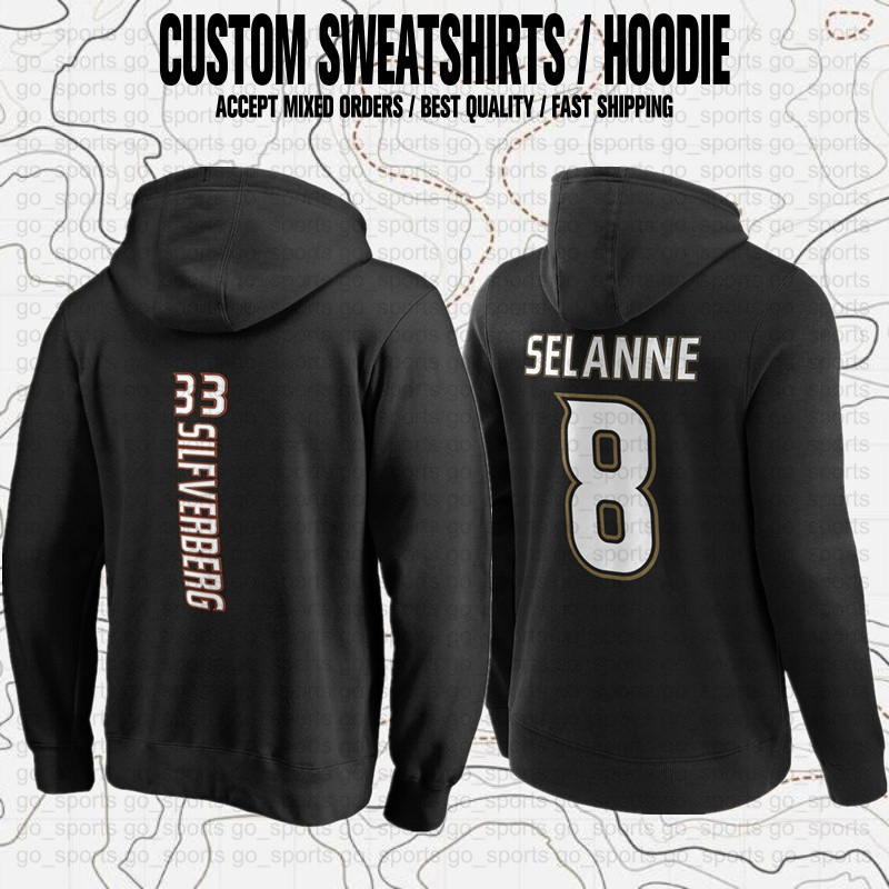 Teemu Selanne Trevor Zegras Troy Terry Gibson Frank Vatrano USA Hockey Club Fans Branded Sports Sweatshirts Fleece Pullover Hoodies
