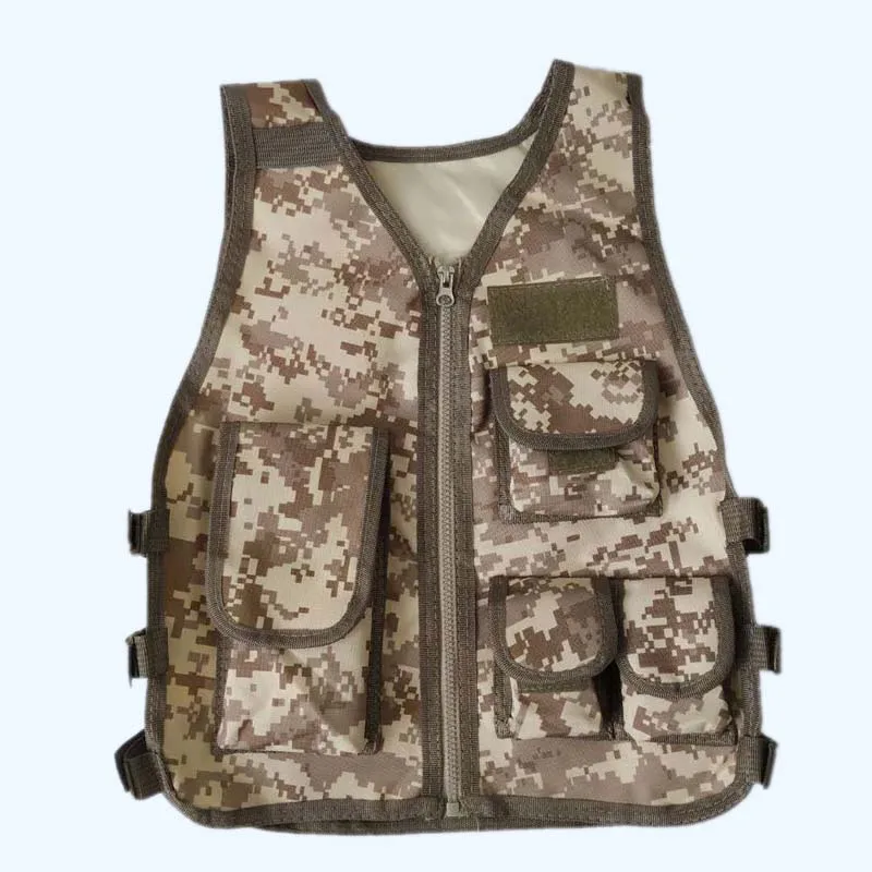 Military Kids Camouflage Hunting Clothes Men Combat Equipment Tactical Army Vest Children Cosplay Costume Airsoft Sniper Uniform