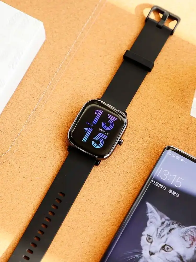 Amazfit GTS 2 mini GPS Smartwatch AMOLED Display 68+Sports Modes For Men Women Waterproof Sports Watch Sleep Monitoing Display