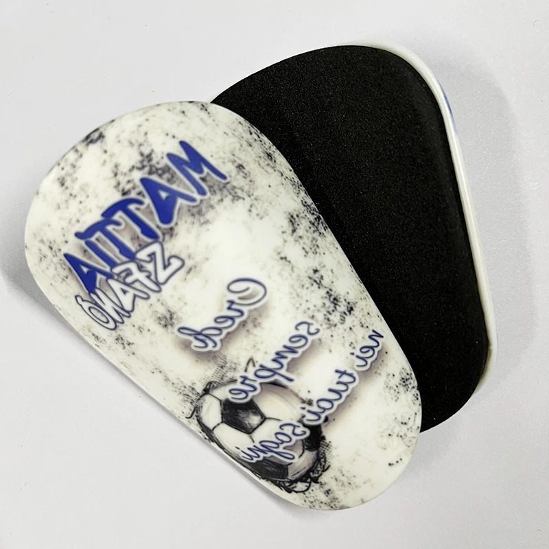 Private Customized Adult Child Simple Super Small Shin Guards Personal Image Printed Shin Protection Football Leg Guard 240322