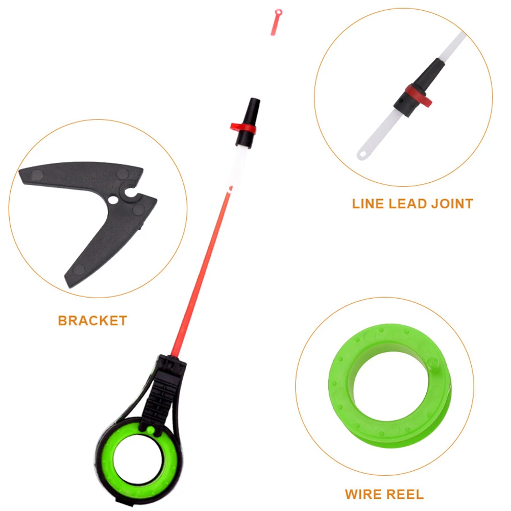 Ice Winter Fishing Tackle Ice Fishing Rod ABS Outdoor Portable Winter Fishing Rod Waterproof Fishing Pole Tackle for Fishing