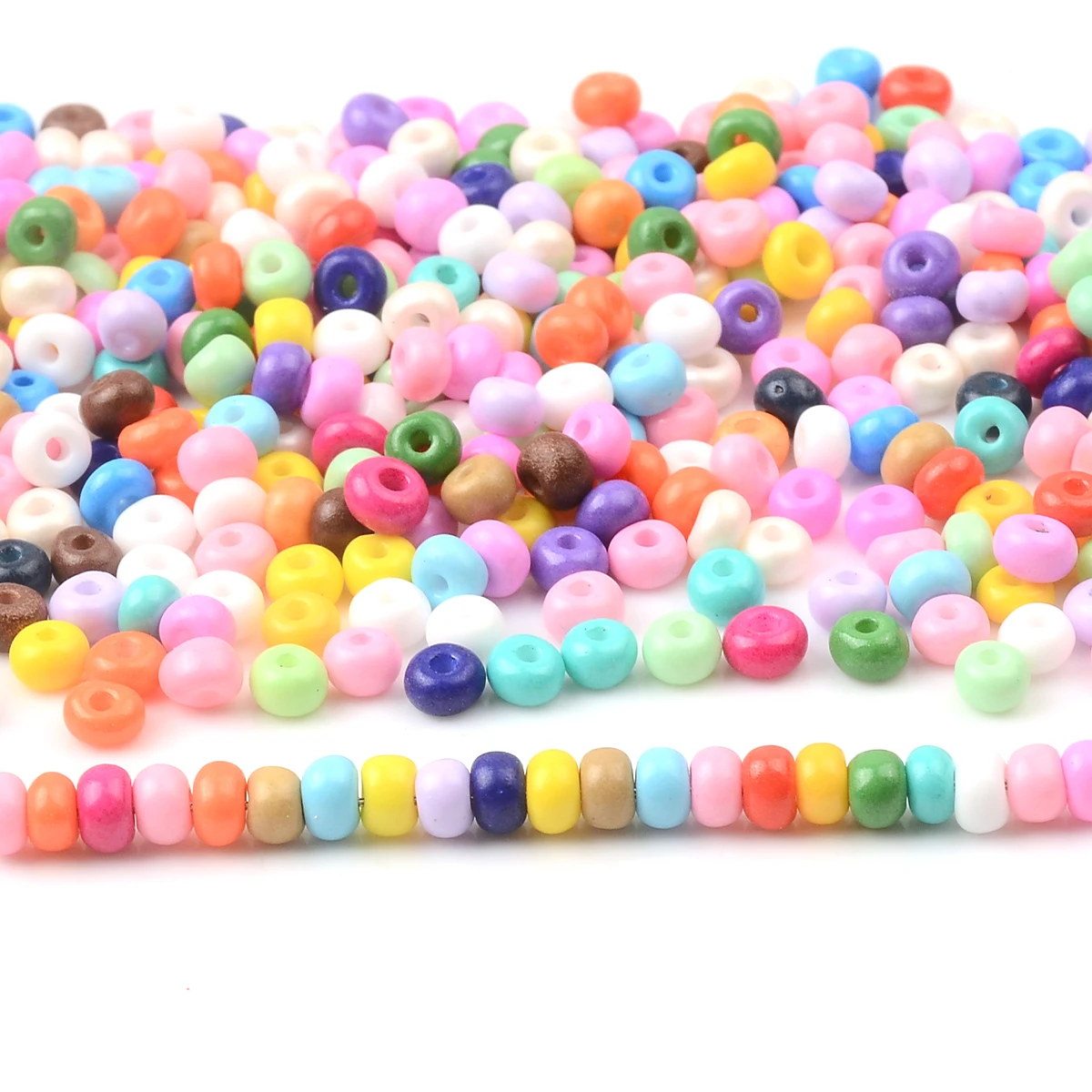 Colorful Uniform mm Charm Czech Glass Seed Beads for Jewelry Making DIY Handmade Bracelet Accessorie Not Easily Fade