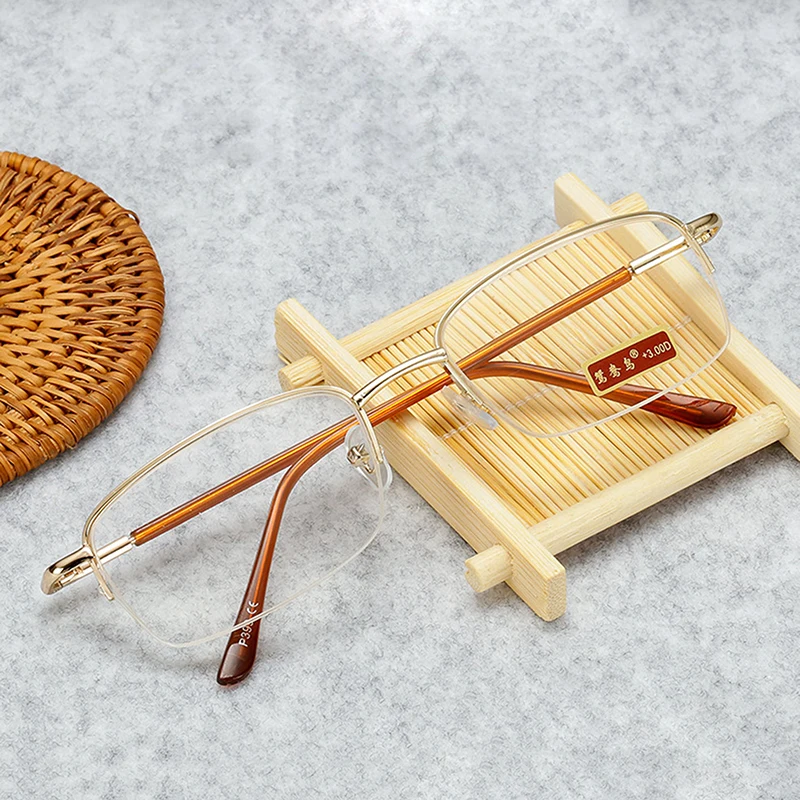 Men Glass Reading Glasses Presbyopic Eyewear 0.5 0.75 1.0 1.25 1.5 2.0 2.25 2.5 2.75 3.0 3.25 3.5 3.75 4.0 4.5 5.0 Unisex