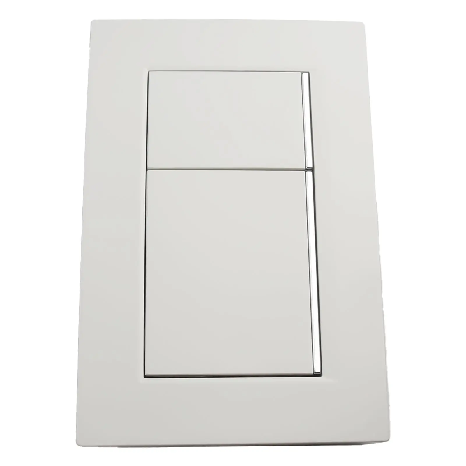 For Geberit Sigma30 Dual Flush Plate Chrome Frame Contemporary and Durable Matt Black/Matt White/Matt Chrome Silver