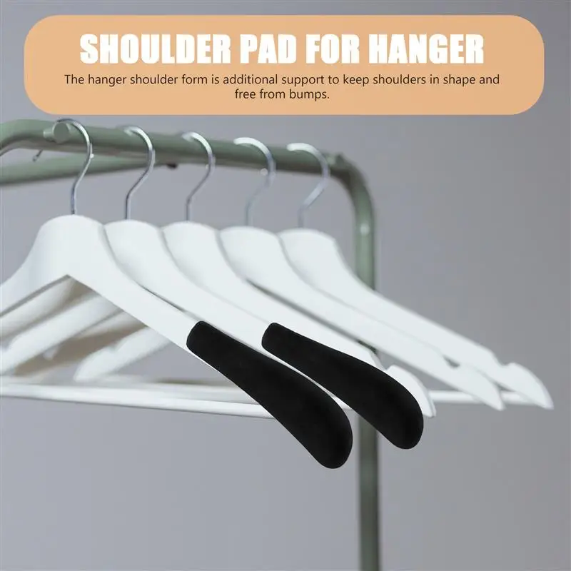 Pcs Suit Hangers Wide Shoulder Forms Pads Clothing Support Non skid Flocking