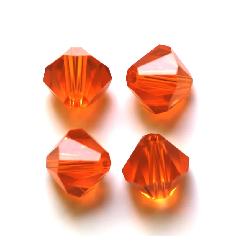 StreBelle Wholesale 100pcs/Bag Grade AAA 4mm 5301 Seed Bicone Bead Wholesale Loose Glass Crystal Beads 22 Colors Pick
