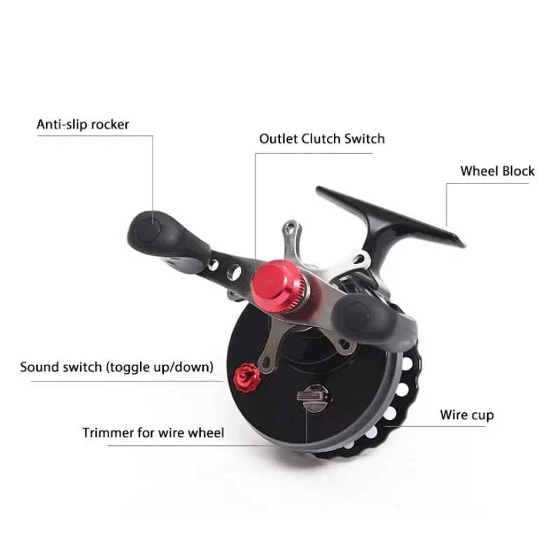 2023 NEW Professional Spinning Ice Fishing Reels Coil Goods 4 + 1BB 2.6:1 for Fishing Rods Max Power 18KG Fishing Accessories