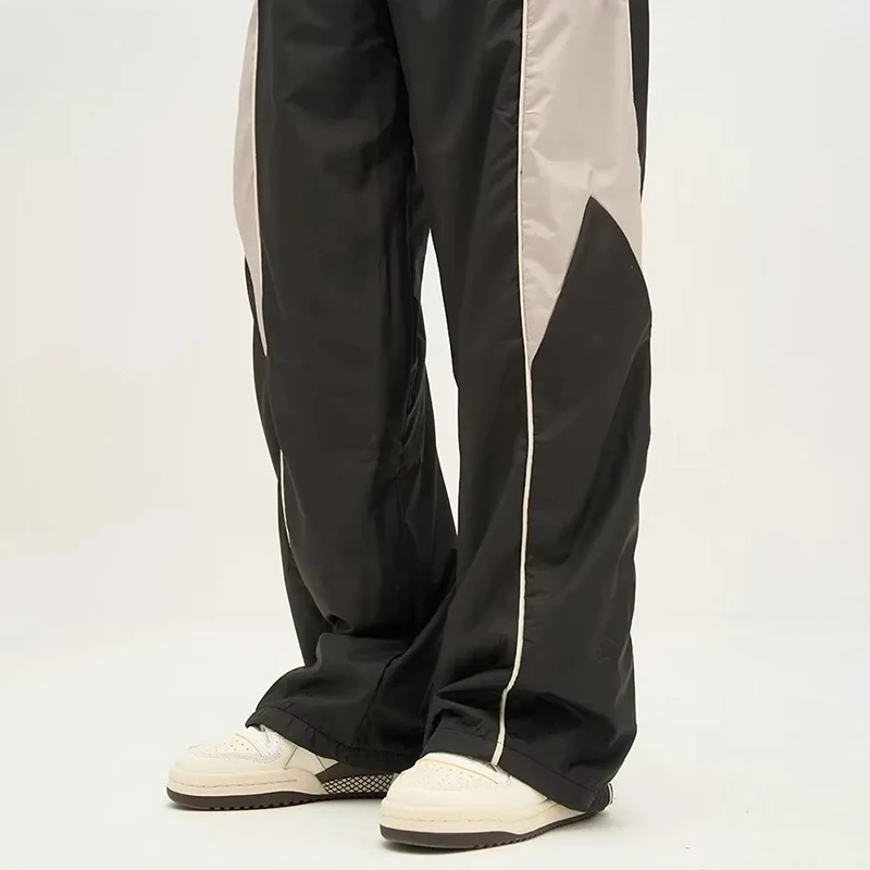 HOUZHOU Casual Baggy Men's Sports Pants Oversized Hip Hop Joggers Harajuku Streetwear Male Sweatpants Wide Leg Trousers Korean