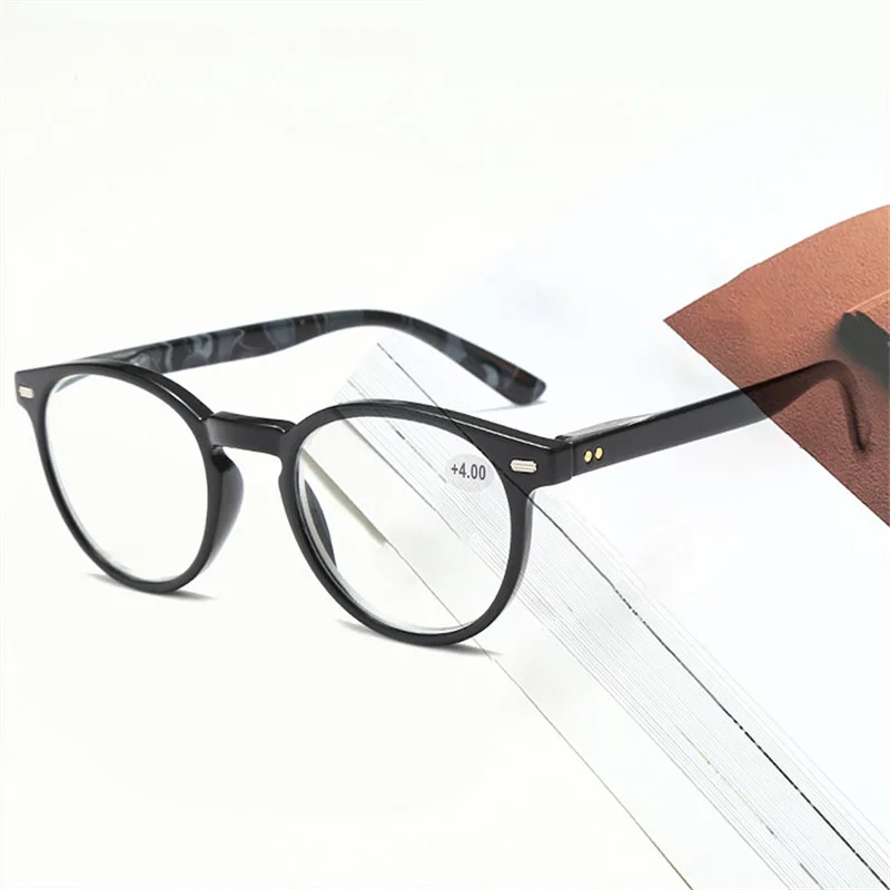 TR90 Anti-blue Light Reading Glasses for Men Women Progressive Far Eyewear Ultralight Sports Farsight Round Eyeglasses