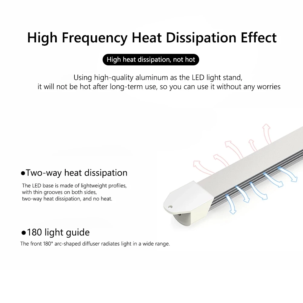 3D Printer LED Strip Light 24V 22cm Upgrade Lighting Bulb Kit for Creality Ender-3/3S/3 Pro/V2 Ender-5/5 Pro Printer Accessories