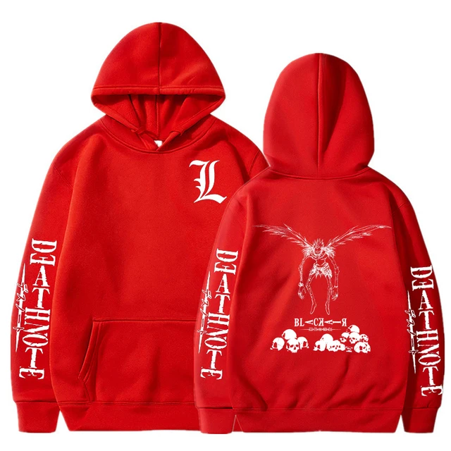 Men Womens Hoodies Jacket Hip Hop Death 2025 Note Print Hoodie Haruku Gothic Kpop Hooded Sweatshirt Black Hoodied y2k new Clothes Tops