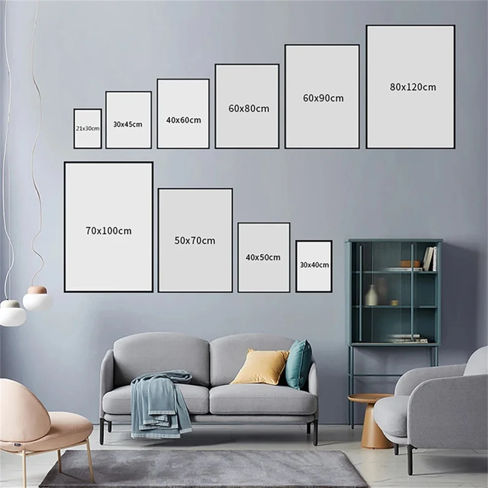 Bird Peach Blue Cute Blossom Flowers 3D Art Canvas Printed Wall Mural Posters Animal Ideal Living Room Modern Home Decor Cuadros smile