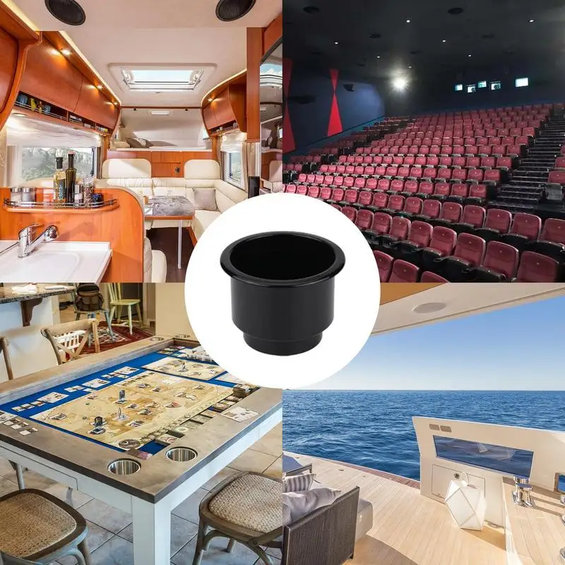 Boat Cup Holder Insert Replacement Recessed Cup Holders With Drain Hole Universal Boat Accessories Drop In Drink Holders For