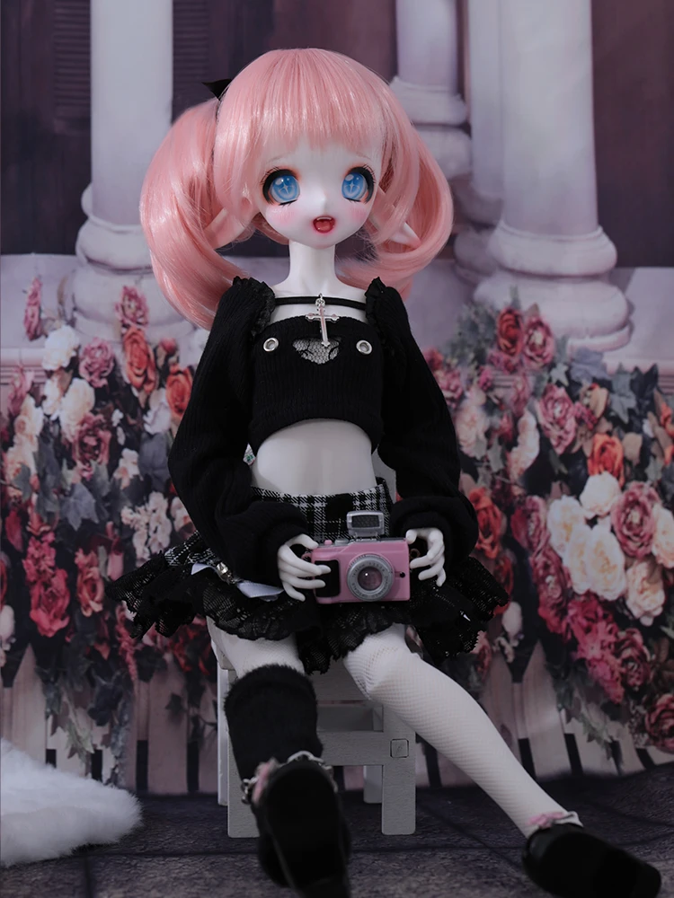 New 42cm bjd doll legitimate 1/4 Nicome Anime sd Fairy ear open mouth secondary Yuan resin spot