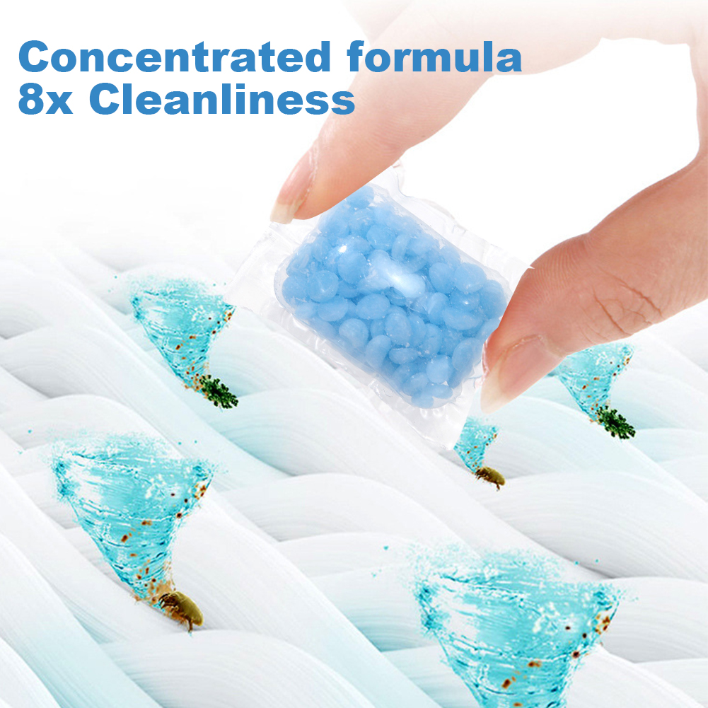 100PCS Laundry Scent Beads Granule Detergent Soft Clothing Capsule Ball for Washing Machine Diffuser Perfum Scent Booster Beads