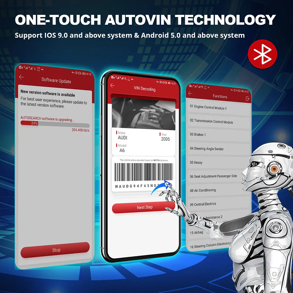 THINKCAR ThinkDiag 2 All System Full Software OBD2 Diagnostic Tool CANFD Protocol Free 15 Reset Active Test ECU Coding Scanner