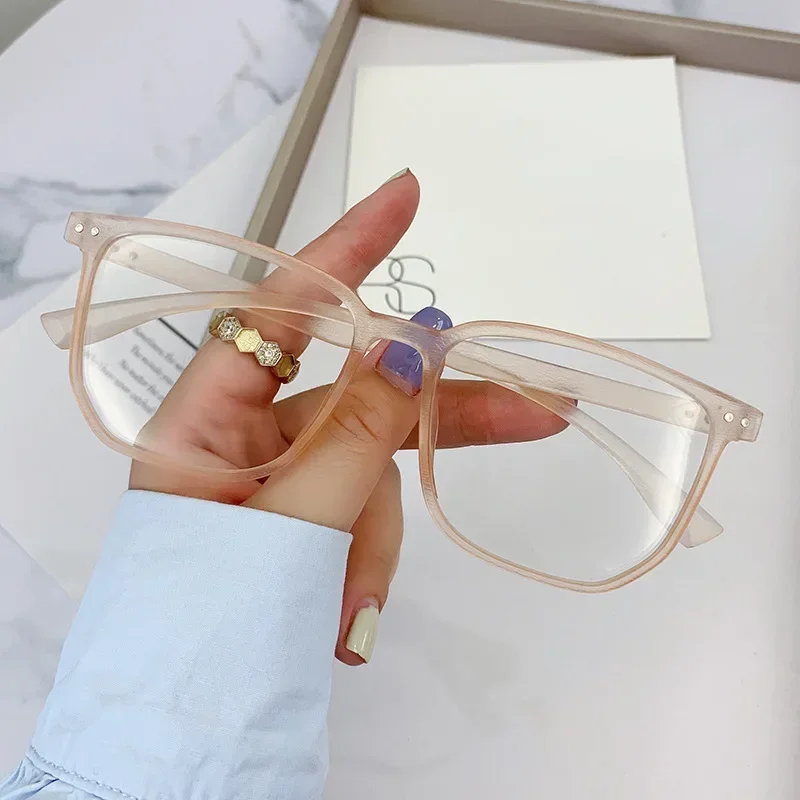 Transparent Computer Glasses Frame Women Men Anti Blue Light Eyewear Blocking Optical Spectacle Eyeglass Square