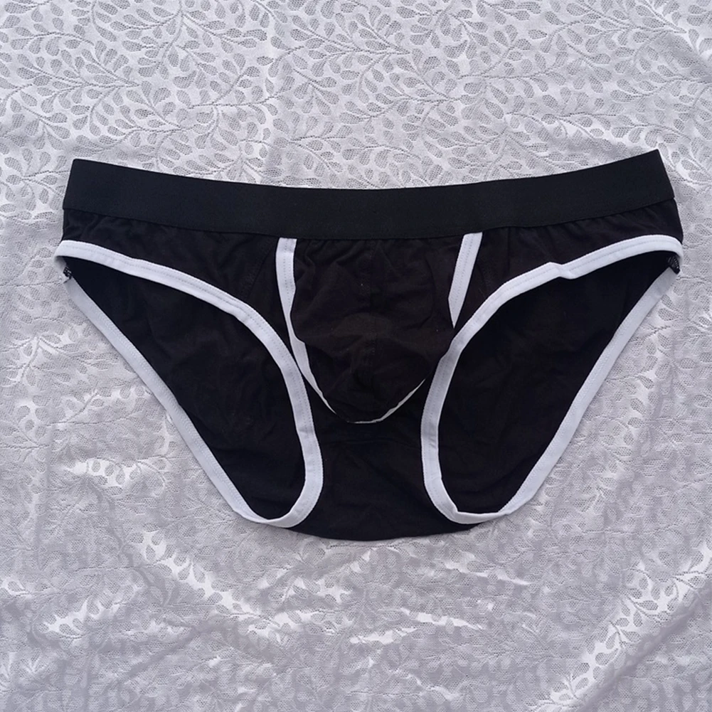 new 2025 Sexy Men's Thin Underpants Low Waist U Convex Pouch G-String Briefs Thongs Underwear Panties Breathable Bikini Slip Homme
