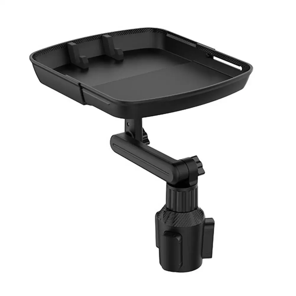 Portable Adjustable Car Cup Holder Tray Expanded Table Desk Car Cup Tray Universal Car Tray Table For Eating With Phone Hol C4V4