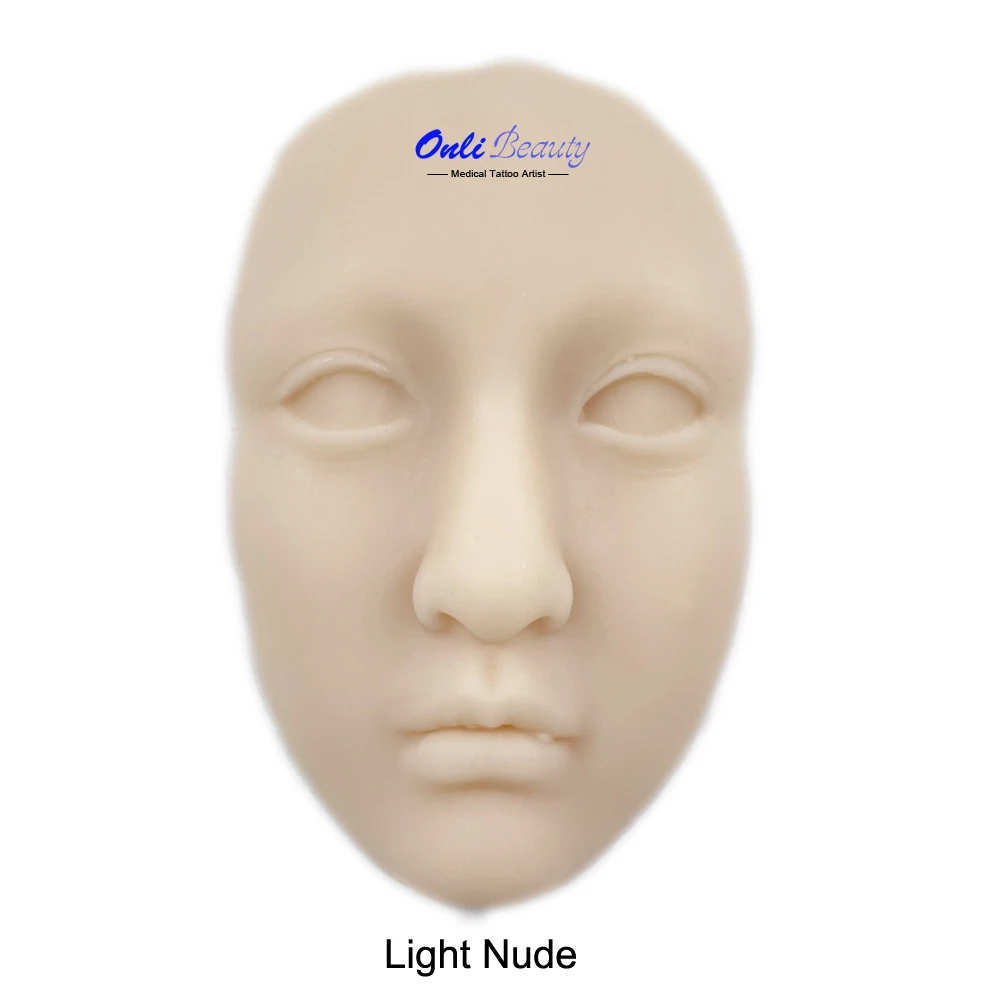 Newest 3D Realistic Full Face Best Practice Silicone Skin for Permanent Makeup Artists