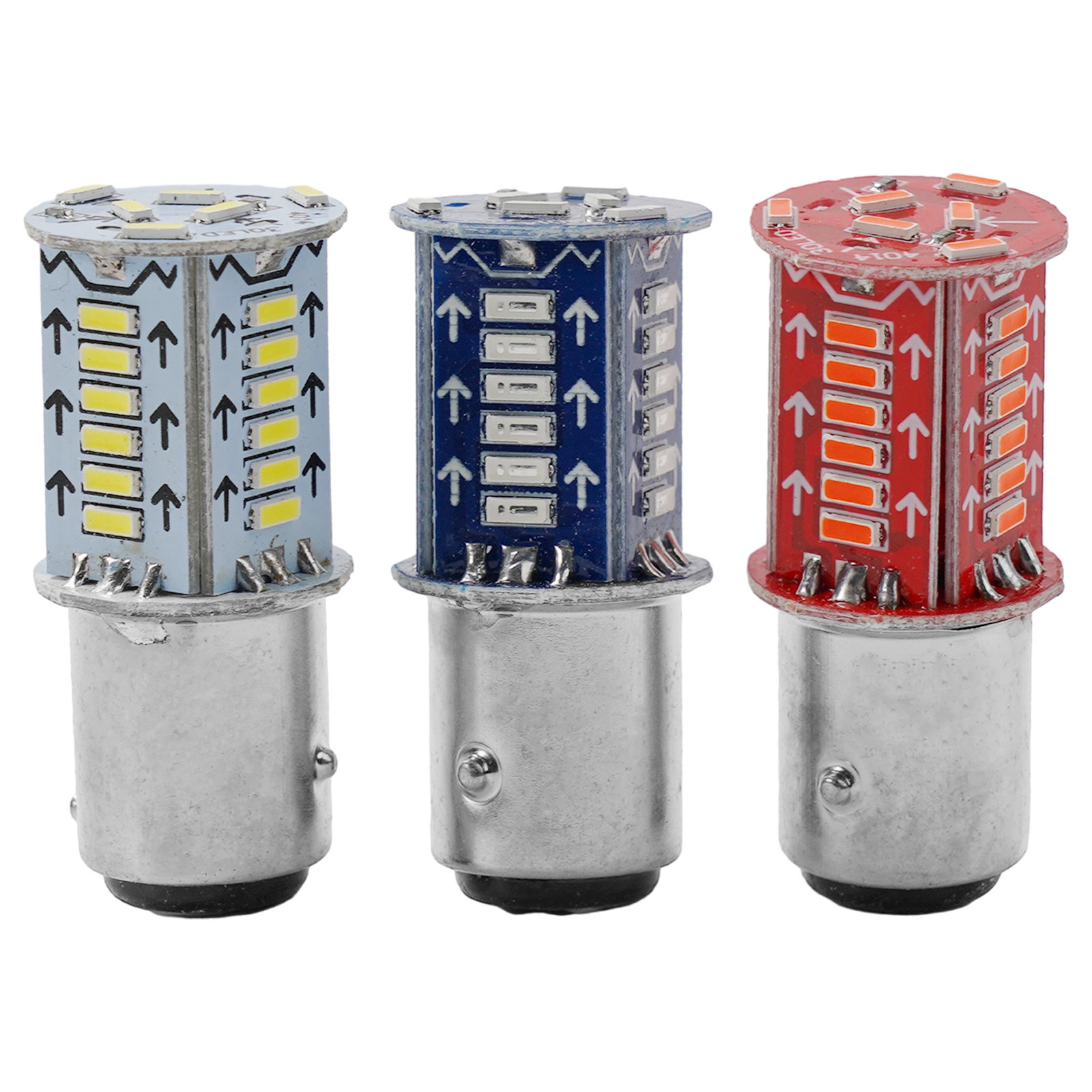 1pcs 1157 LED Light Sequential Brake And Strobe Rear Brake Light 12V LED Lamp 3014 Chip White/blue/Red LED Light Adequate Supply