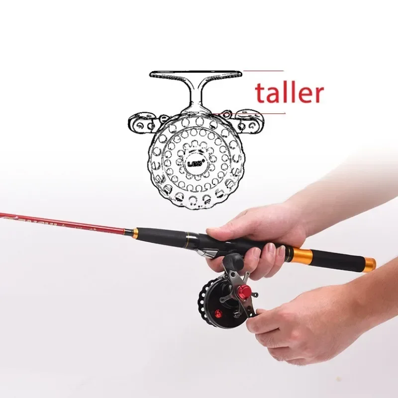 2023 NEW Professional Spinning Ice Fishing Reels Coil Goods 4 + 1BB 2.6:1 for Fishing Rods Max Power 18KG Fishing Accessories