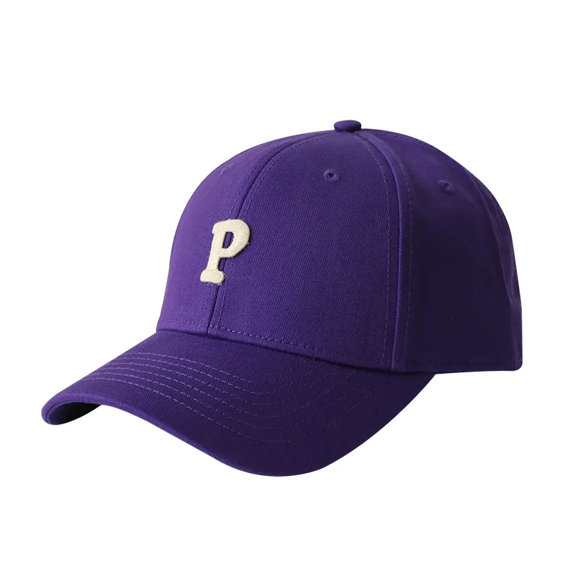 Purple Hat Light Purple Softtop Baseball Cap Hard Cap Yam Beret Fisherman's Hat Knit Hat Woman