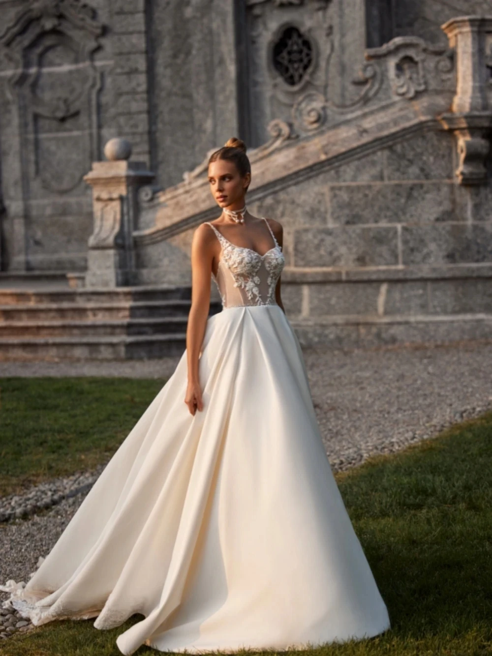 Vintage Classic Wedding Dresses Sweetheart Bridal Gowns Lace Appliques new A-Line Satin Robes For Formal Party 2025 Vestidos De Novia