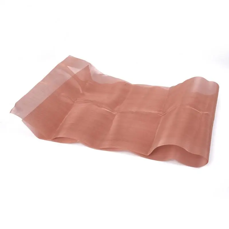 1pcs copper Woven Wire 10-200 Mesh Shielding Fabric Filter Copper Screen Dry Sift Screens Signal Screen Net Lab Dental Supply
