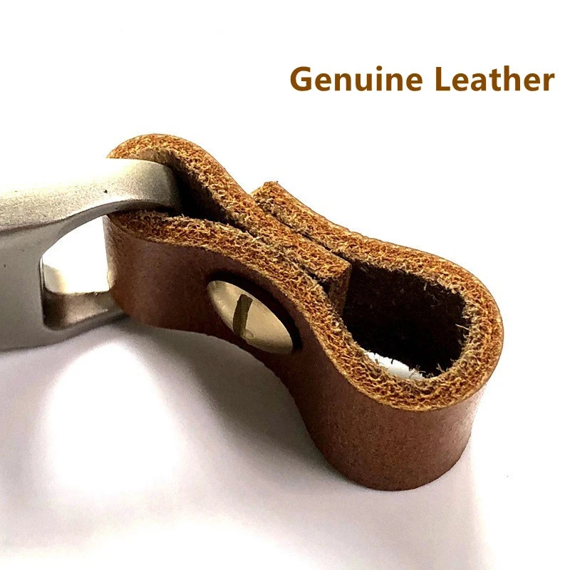 Handmade Genuine Leather Key Smart Wallet DIY Car Keychain Key Holder Keys Organizer High Quality Charms Keychain Accessories