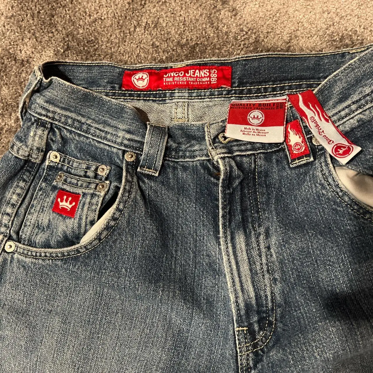 Y2k Baggy Jeans Men Women Jnco Vintage Hip Hop Ripped High Waisted Denim Trousers Slouchy 2025 Haruku Wide Leg new Pants Streetwear
