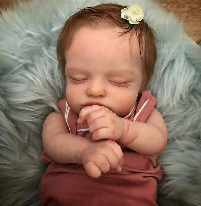 18 Inch Rosalie Lifelike 2025 Dolls Handmade Bebe Newborn Doll Painted By Artists Bebe new Reborn Girl