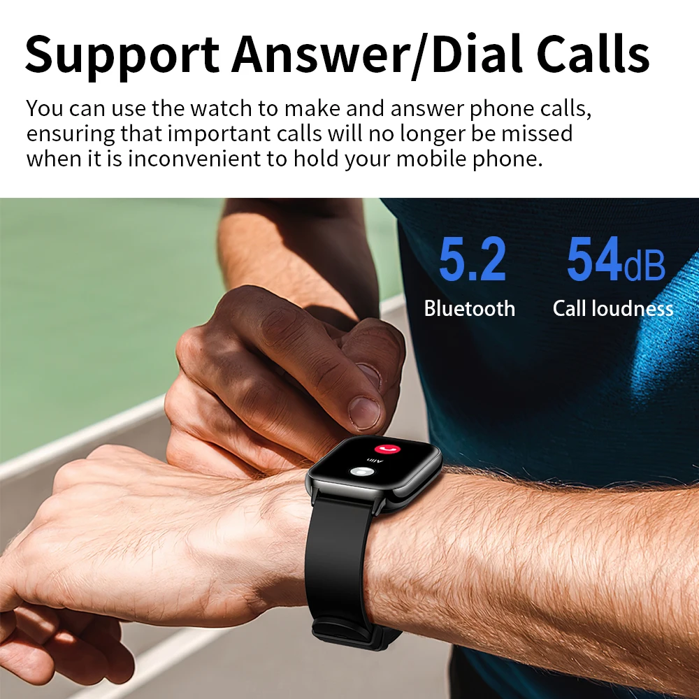 new World Premiere KUMI KU6 Smart Watch 1.91inch NFC Smartwatch Bluetooth Call 110+ Sport Heart Rate 2025 Tracker IP68 Waterproof