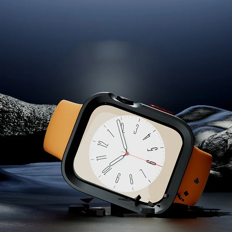 Bumper Soft Silicone Case Apple Watch 9 8 7 SE 4 Sport Anti-drop Matte Cover Protector for Iwatch 49mm 41mm 40mm 44mm 45mm