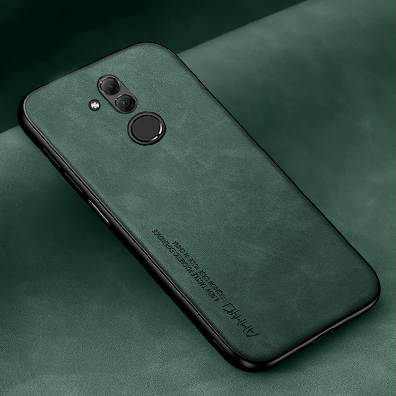 Simple case pattern Silicone For Huawei MaiMang 6 7 leather case For Huawei Mate 10 20 Lite Honor V20 Case smile