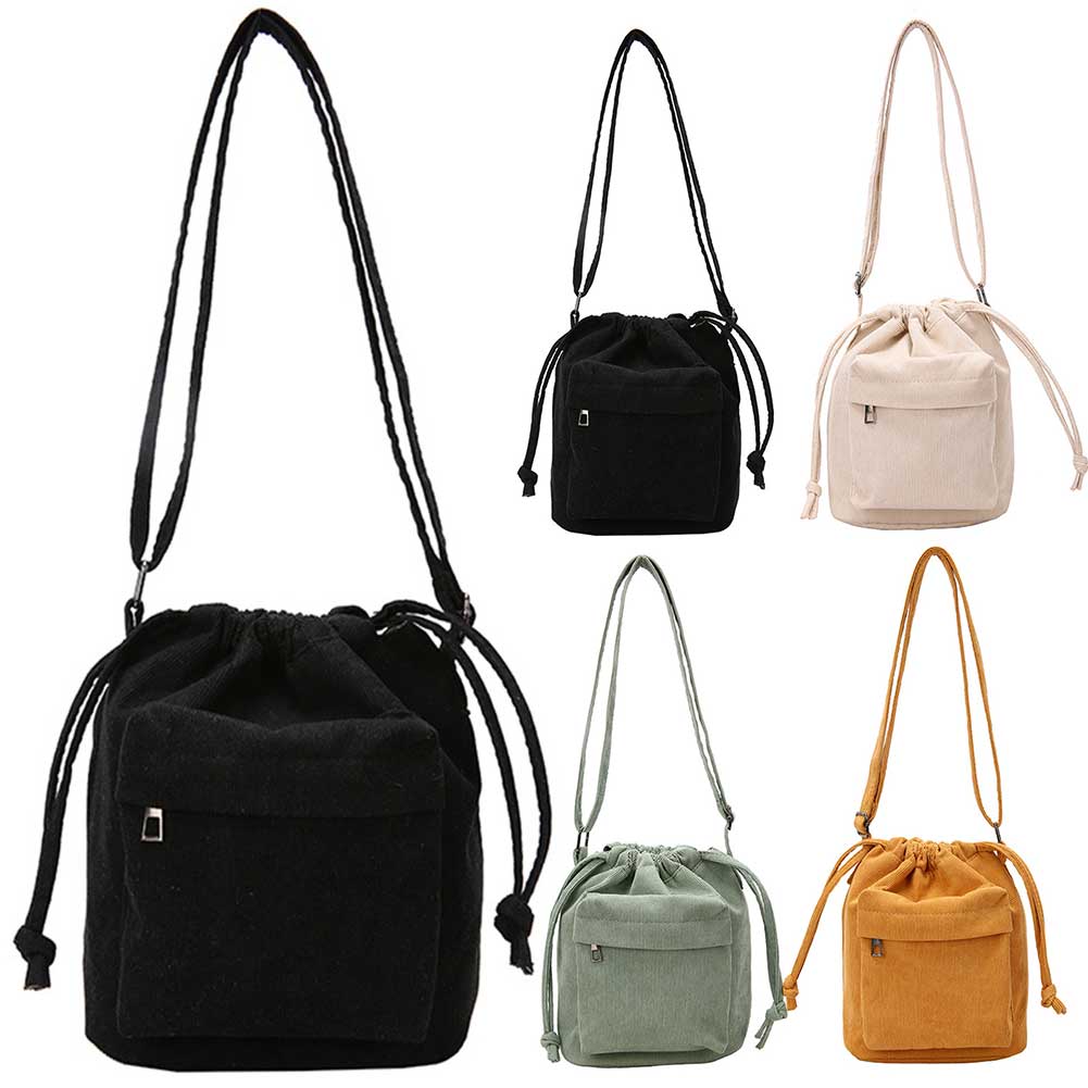 Women Fashion Tote Handbag Adjustable Strap Soild Satchel Purse Drawstring Casual Shoulder Bag Versatile Soft Slouchy Travel Bag