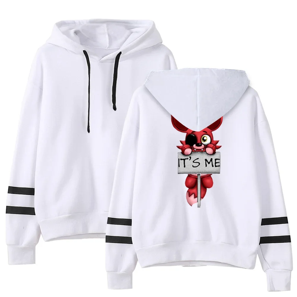 It's Me Kawaii Five Nights At FNAF Plush Foxy Hoodies Jacket Man Women Coat Clothing Streetwear Boys Pullover Sweatshirt Tops