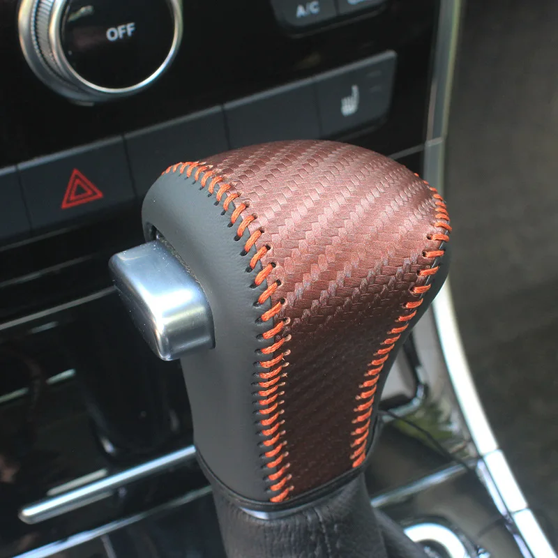 Car Gear Shift Knob Cover For New Haval H2 H6 H4 H2s M6 F5 H7 M6 Leather Gear Shift Cover Gearbox Shift Knob Cover