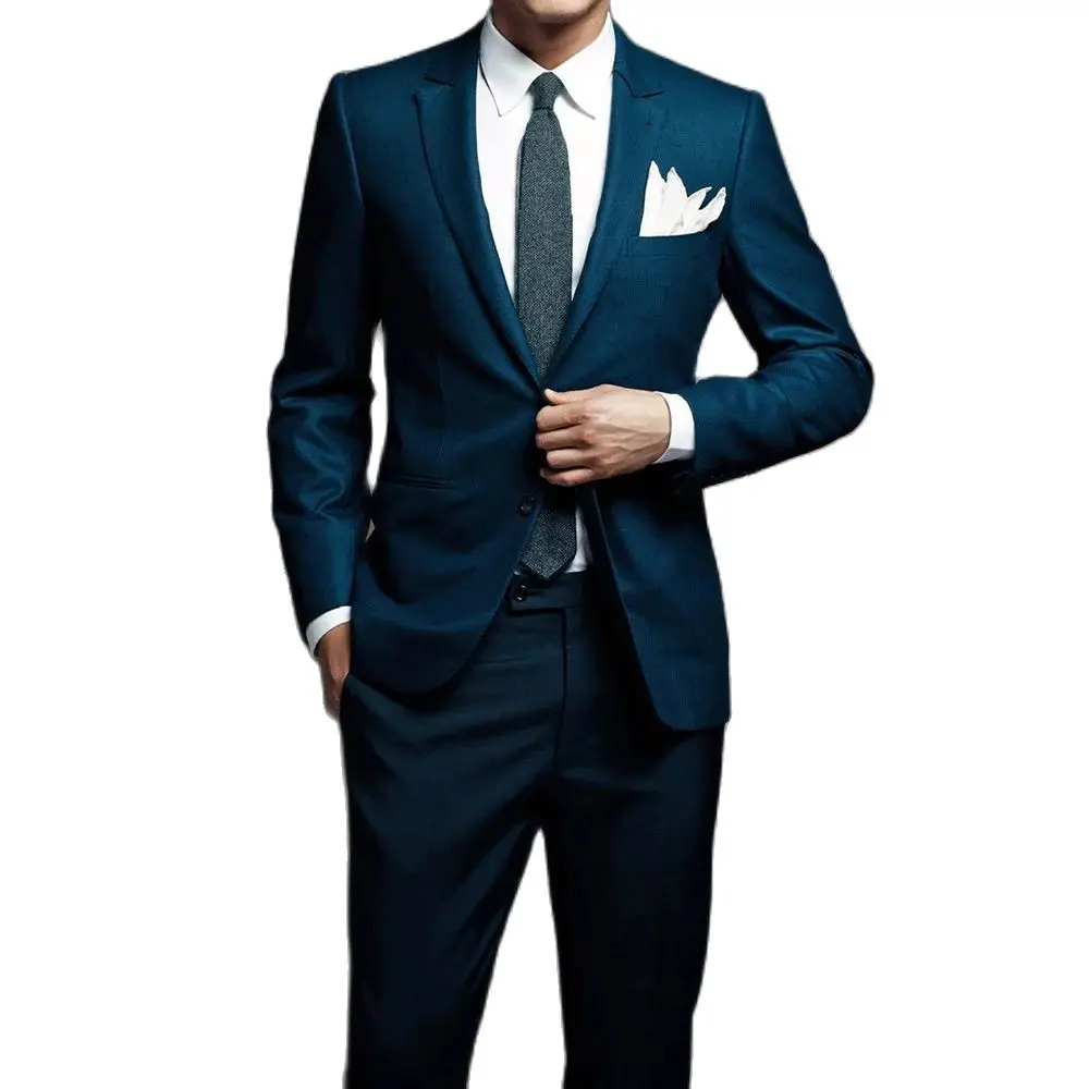 STEVDITG Gorgeous Men's Suits Regular Length Single Breasted Notched Lapel 2 Piece new Jacket 2025 Pants Prom Party Outfits Set