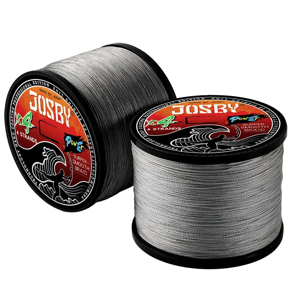JOSBY Fishing Lines 300M 500M 1000M 4 Strands Braided PE Fishing Line Japan Monofilament Carp Fly Sea Seawater Wire Pesca