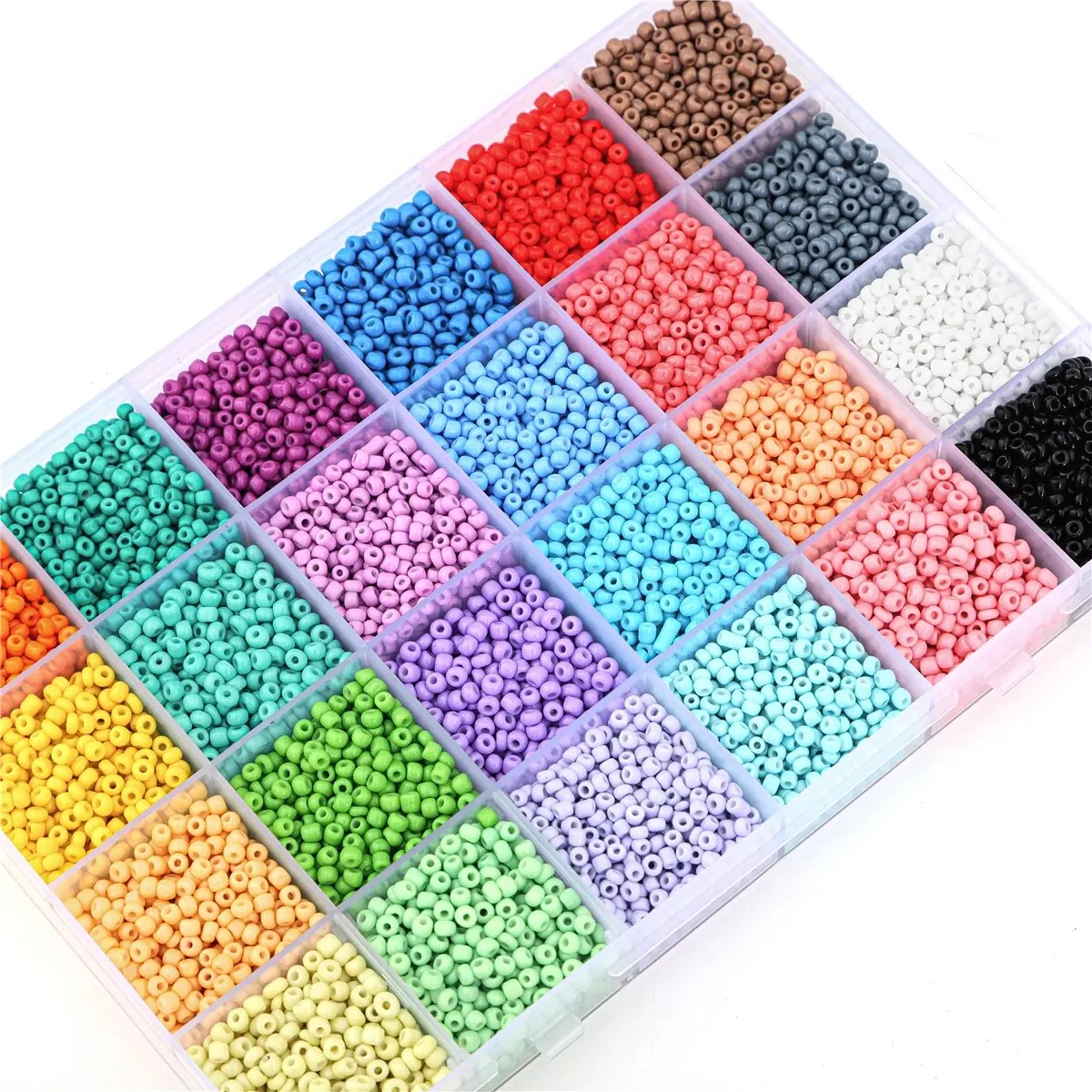 About 13040pcs 2 Series Box Set, Rice Beads, Letter Beads, Material Bag, Handmade DIY, Beaded Bracelet, Necklace, Jewelry Access