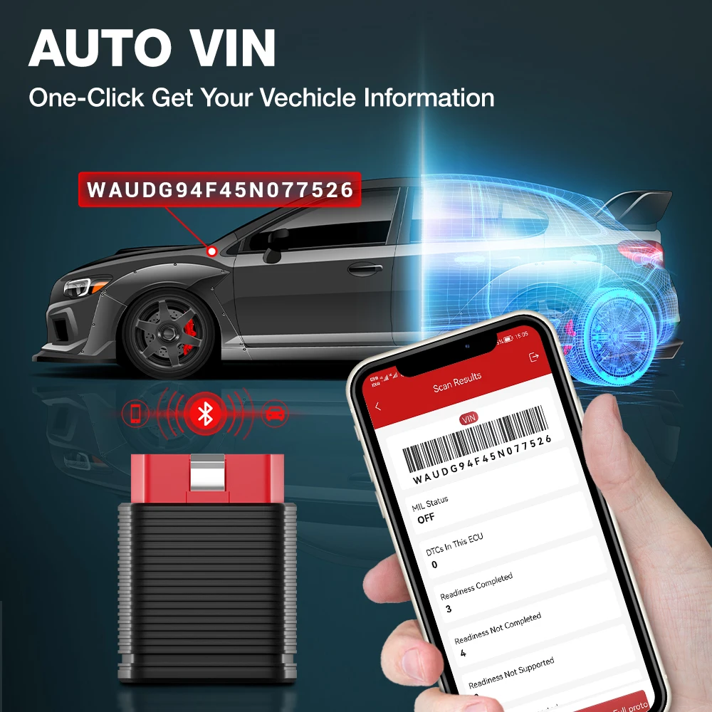 KINGBOLEN EDIAG MINI Car Diagnostic Tools ALL System OBD2 Scanner 15 Resets Code Reader Auto Scanners SAS Reset OBD2 Bluetooth