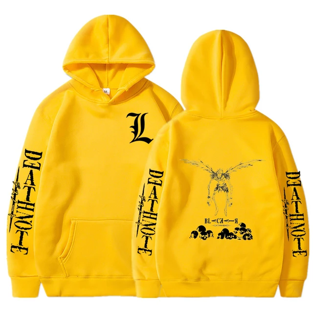 Men Womens Hoodies Jacket Hip Hop Death 2025 Note Print Hoodie Haruku Gothic Kpop Hooded Sweatshirt Black Hoodied y2k new Clothes Tops
