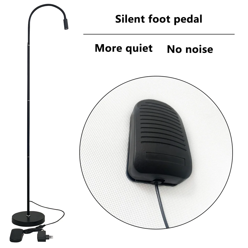 False Eyelashes UV Glue Curing Special Foot Switch Beamlight uv Eyelash Nail Eyelash Grafting Silent Foot Pedal Floor Lamp